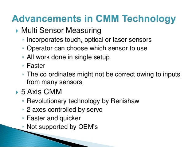 coordinate measuring machine ppt